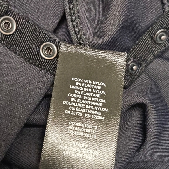 ARITZIA BABATON THONG BODYSUIT BLACK LARGE - Picture 6 of 7